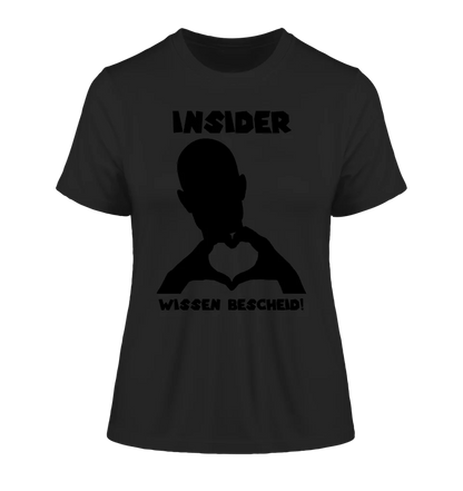 Keine Frage, ich liebe Dich auch! • personalisierbarer / personalisierter Text • Ladies Premium T-Shirt XS - 2XL aus Bio - Baumwolle für Damen • Exklusivdesign • personalisiert • Motivauswahl • personalisierbar von HalloGeschenk.de