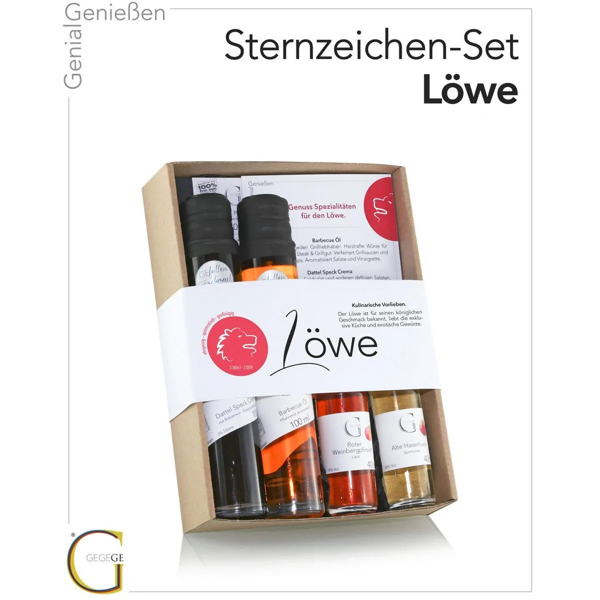 Sternzeichen - Set • Löwe • Geschenkbox von HalloGeschenk.de