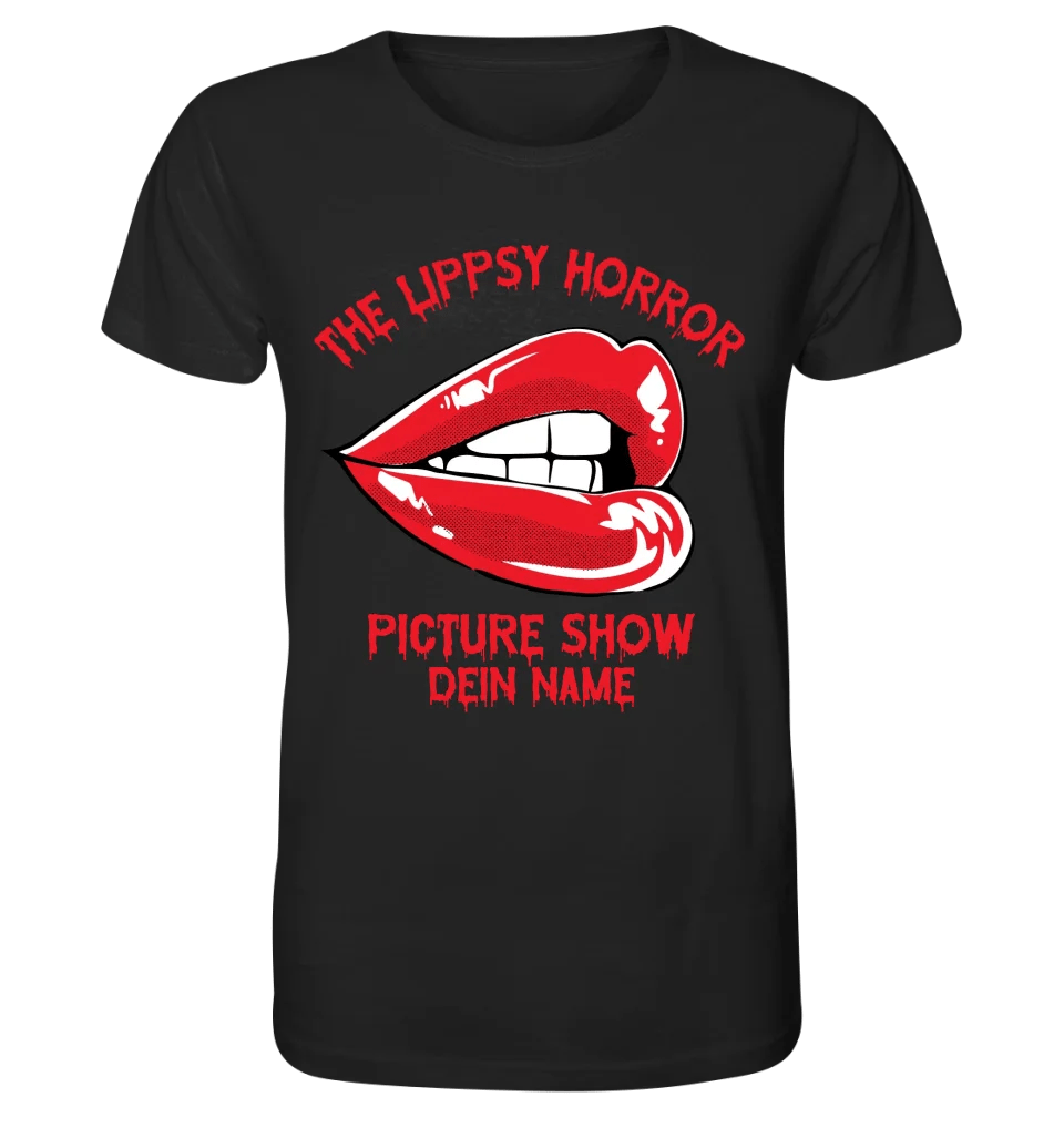 The Spooky, Ducky oder Lippsy Horror Picture Show + Name • Skateboard • Unisex Premium T-Shirt XS - 5XL aus Bio - Baumwolle für Damen & Herren • Exklusivdesign • personalisiert • Halloween von HalloGeschenk.de